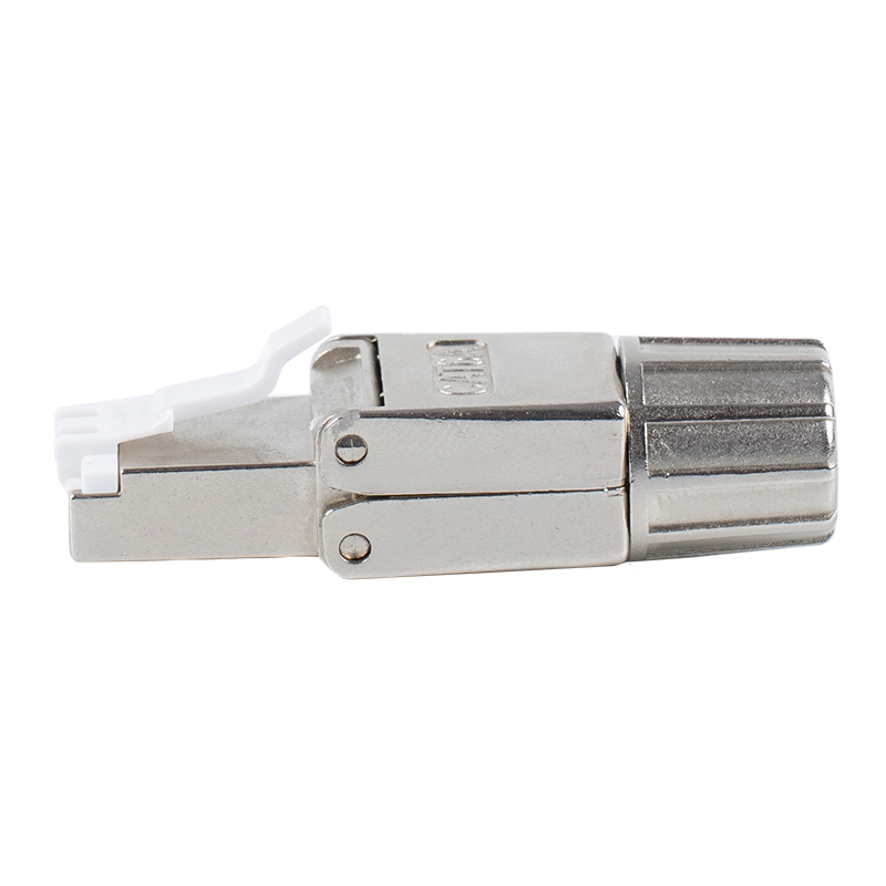 موصل RJ45 بدون أدوات محمية Cat6A RJ-G40S-1-C6A موصل RJ45 بدون أدوات محمية Cat6A RJ-G40S-1-C6A