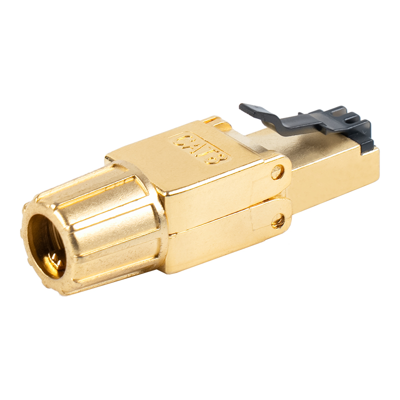 Cat8 مشبك معدني محمي موصل RJ45 بدون أدوات RJ-G40S-2-C8 Cat8 مشبك معدني محمي موصل RJ45 بدون أدوات RJ-G40S-2-C8