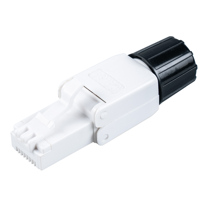 موصل RJ45 بدون أدوات Cat6A (مع برغي) RJ-G40U-C6A موصل RJ45 بدون أدوات Cat6A (مع برغي) RJ-G40U-C6A