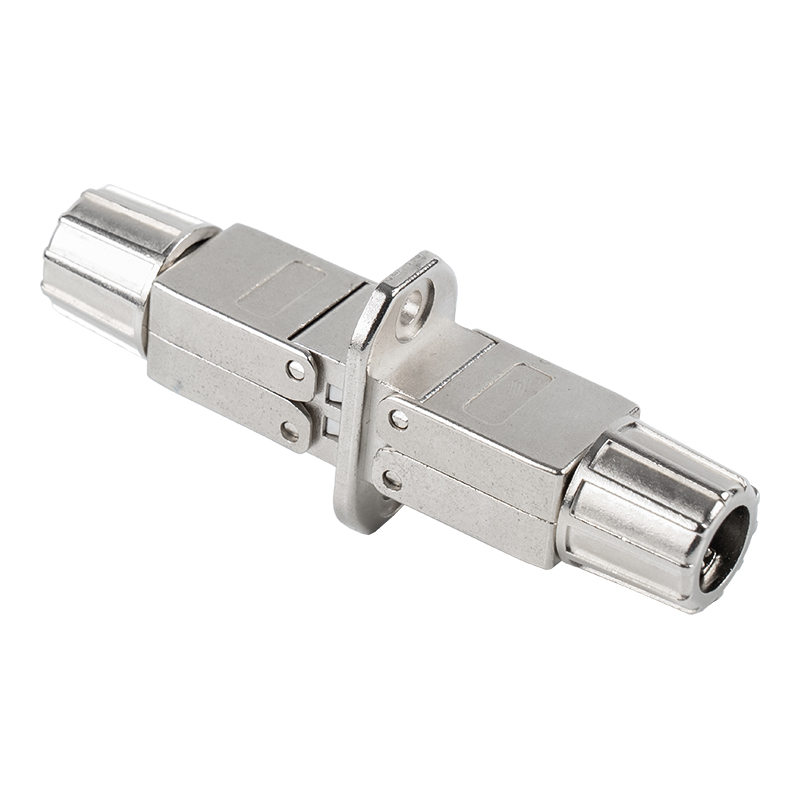 موصل Cat6A المحمي بدون أدوات (مع قاعدة تثبيت) RJ-603S-2-C6A موصل Cat6A المحمي بدون أدوات (مع قاعدة تثبيت) RJ-603S-2-C6A
