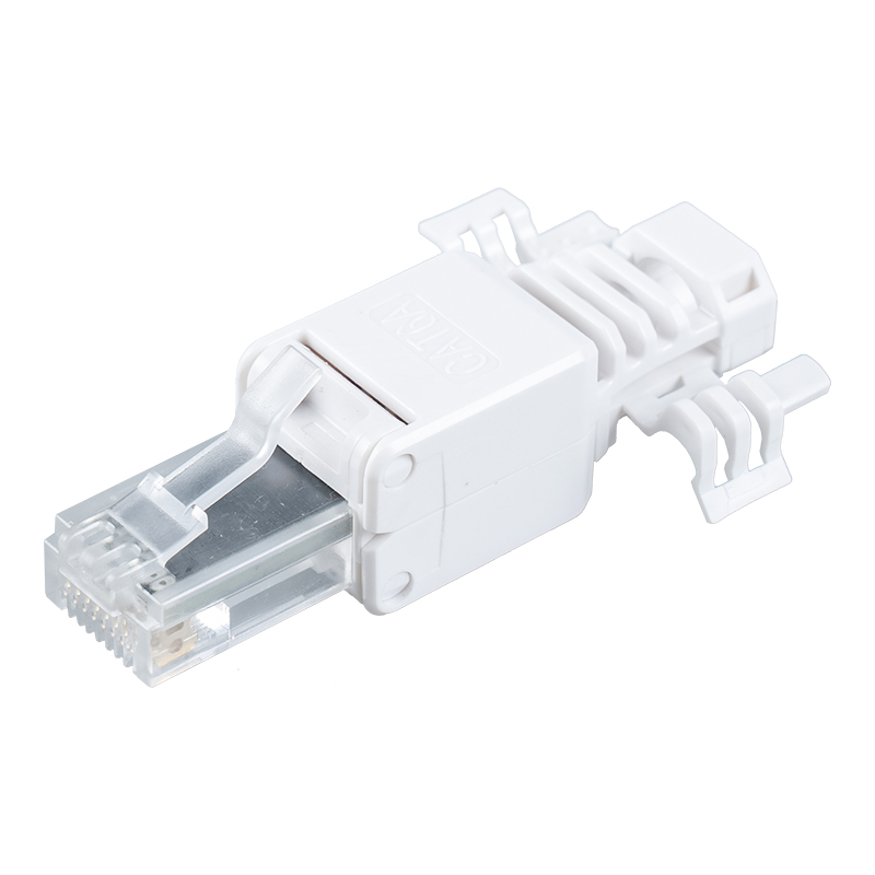 موصل RJ45 بدون أدوات Cat6A (مع أجنحة) RJ-688X-C6A