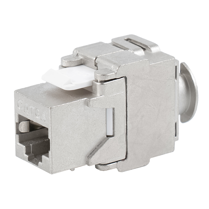 C6A مقبس كيستون محمي بزاوية 180 درجة (مع حامل) SM-2335SH8C6A C6A مقبس كيستون محمي بزاوية 180 درجة (مع حامل) SM-2335SH8C6A