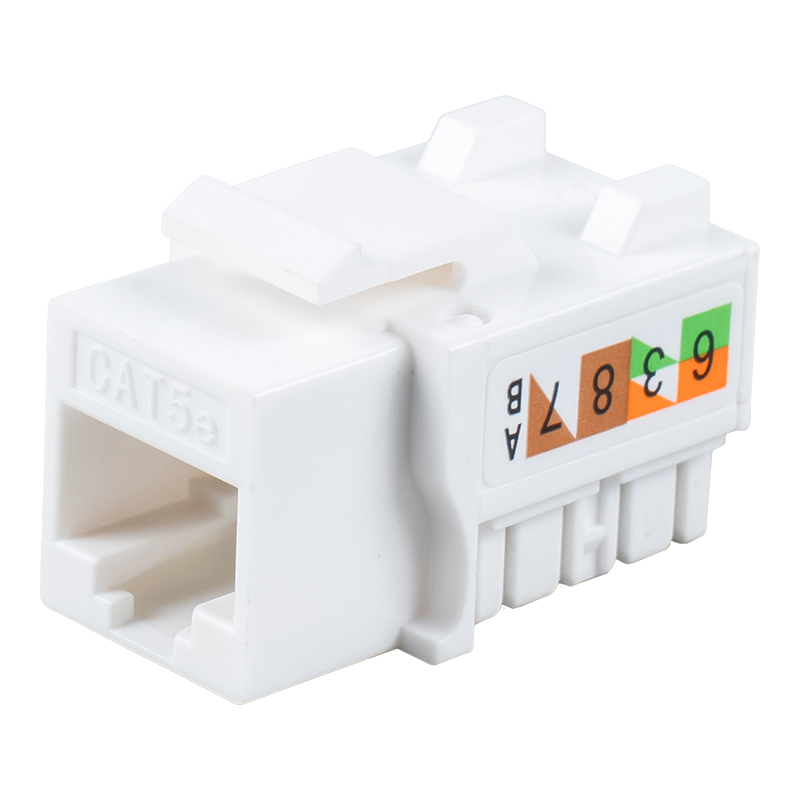 مقبس معياري غير محمي 90 درجة من Cat5e SM-2016H8C5E
