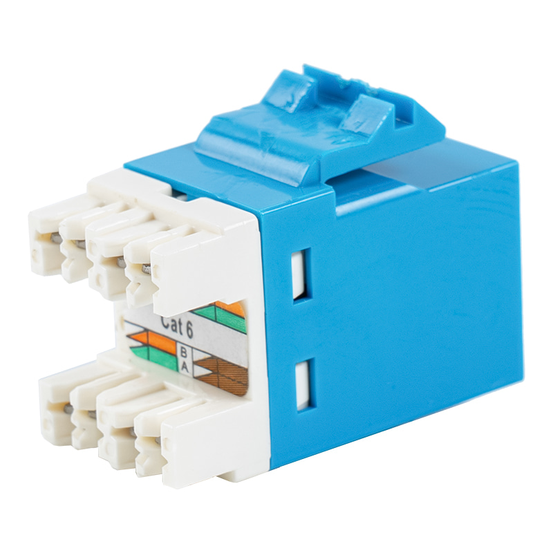 مقبس معياري غير محمي 180 درجة من Cat6 SM-2027H8C6 مقبس معياري غير محمي 180 درجة من Cat6 SM-2027H8C6
