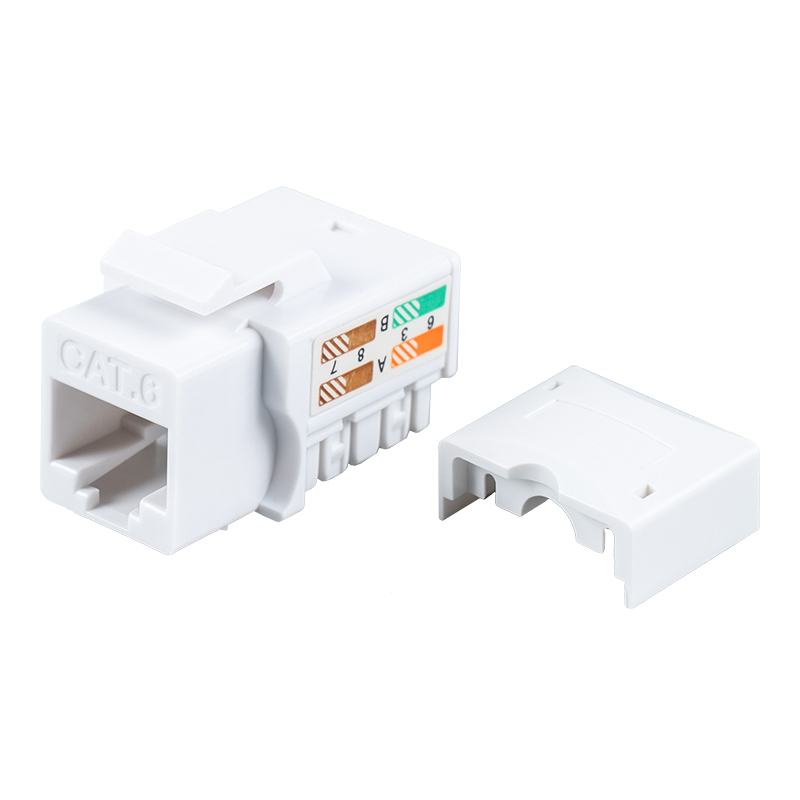 مقبس معياري غير محمي 90 درجة من Cat6 SM-2053H8C6