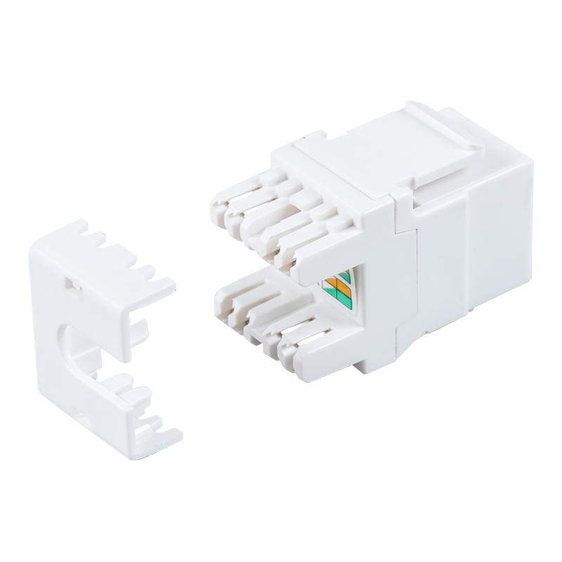 مقبس معياري غير محمي بزاوية 180 درجة من Cat6 (مع مصراع) SM-2064CD8C6 مقبس معياري غير محمي بزاوية 180 درجة من Cat6 (مع مصراع) SM-2064CD8C6