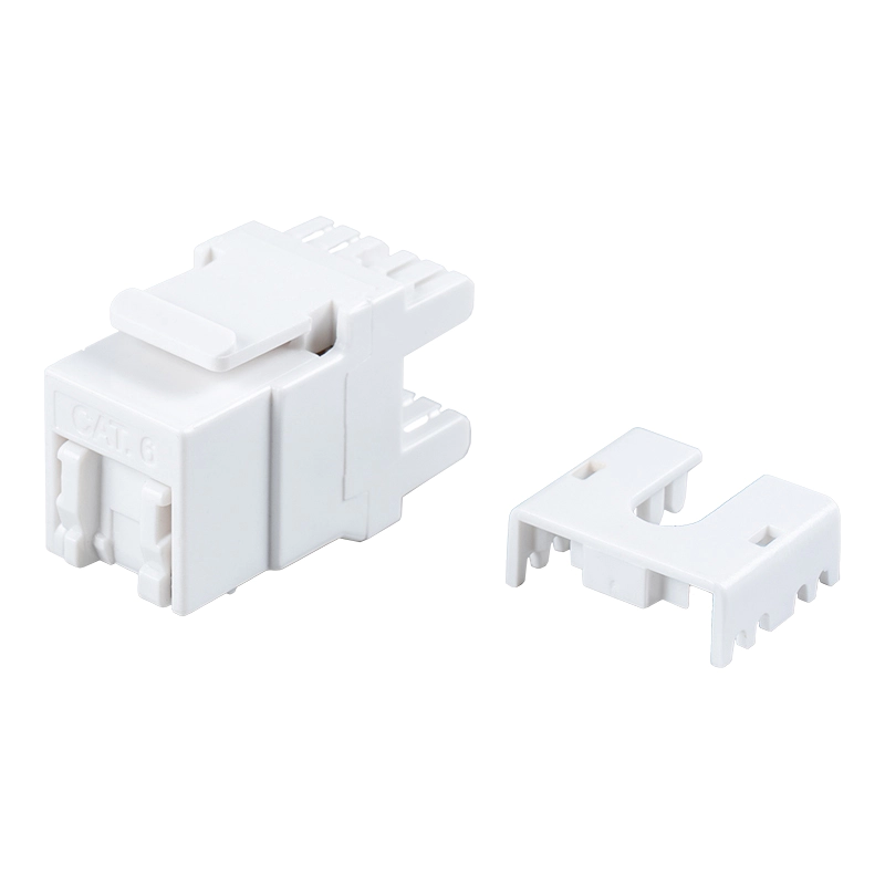 مقبس معياري غير محمي بزاوية 180 درجة من Cat6 (مع مصراع) SM-2064CD8C6 مقبس معياري غير محمي بزاوية 180 درجة من Cat6 (مع مصراع) SM-2064CD8C6