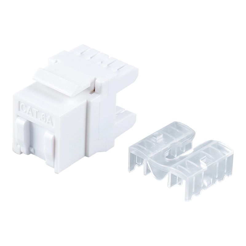 مقبس معياري غير محمي بزاوية 180 درجة من Cat6 (نوع صغير مع مصراع) SM-2089CD8C6-1