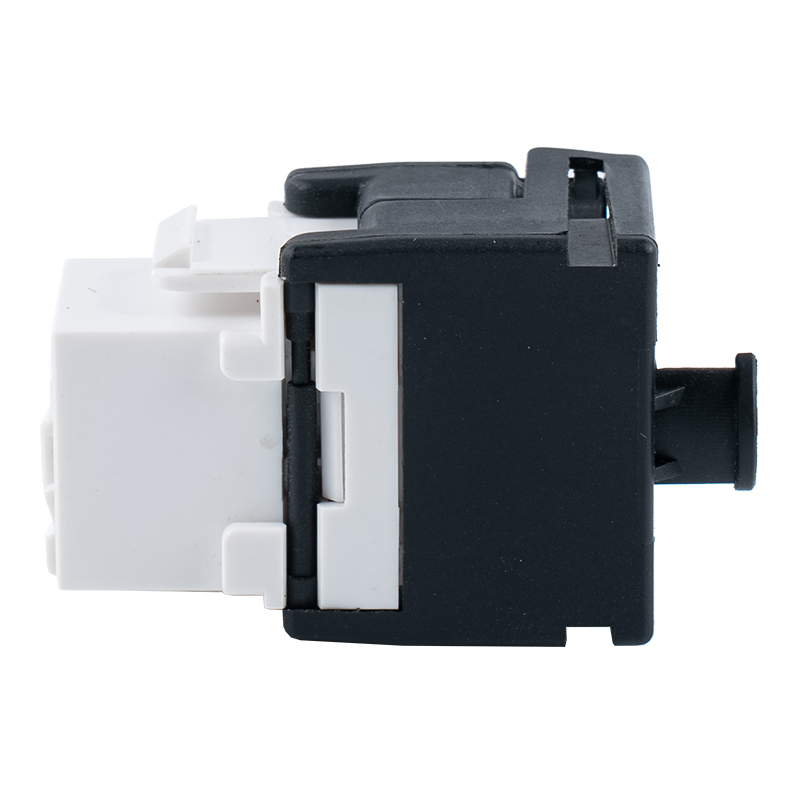 C6A مقبس Keystone غير محمي بزاوية 180 درجة (مع حامل كابل ومصراع) SM-2335BCH8C6A C6A مقبس Keystone غير محمي بزاوية 180 درجة (مع حامل كابل ومصراع) SM-2335BCH8C6A