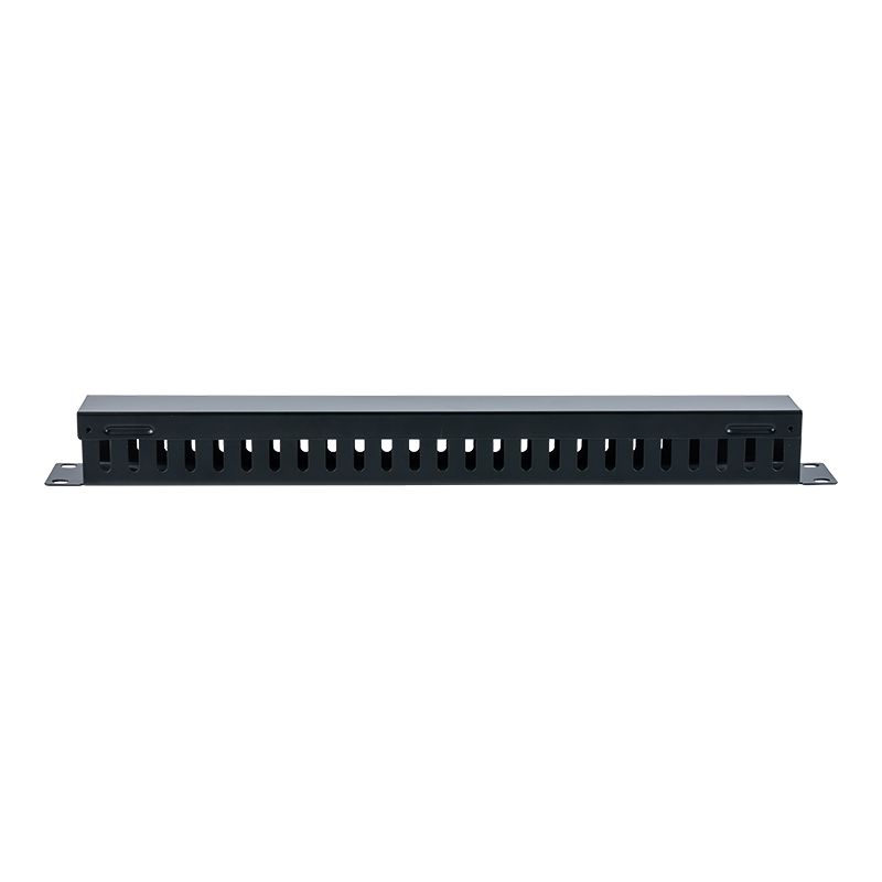 حامل إدارة الكابلات المعدنية 1U مقاس 19 بوصة (25 منفذًا) SP-3051-1U