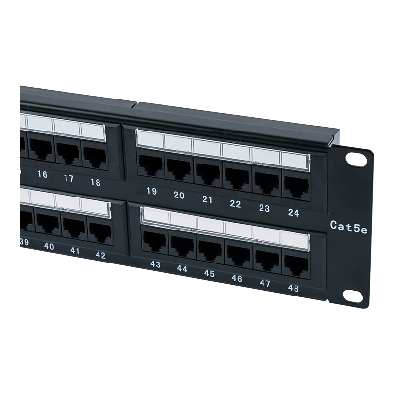 لوحة التصحيح Cat5e مقاس 19 بوصة 2U غير المحمية ذات 48 منفذًا (IDC ثنائي الغرض؛ مع إدراج من الورق المقوى البلاستيكي) SP-3204D48-C5E لوحة التصحيح Cat5e مقاس 19 بوصة 2U غير المحمية ذات 48 منفذًا (IDC ثنائي الغرض؛ مع إدراج من الورق المقوى البلاستيكي) SP-3204D48-C5E