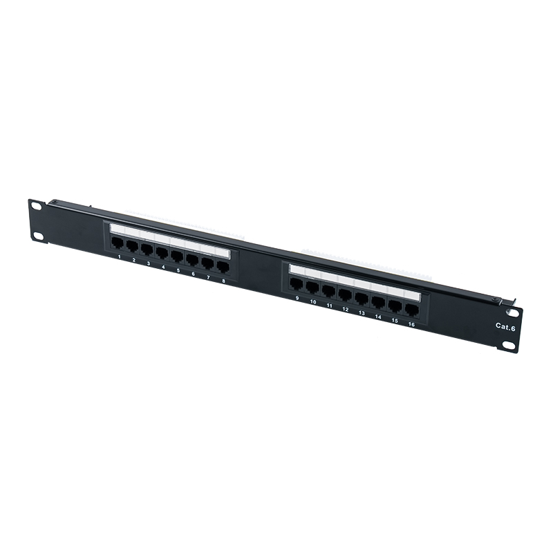 لوحة التصحيح Cat6e مقاس 19 بوصة 1U غير المحمية ذات 24 منفذًا (IDC ثنائية الغرض) SP-3310D24-C6A لوحة التصحيح Cat6e مقاس 19 بوصة 1U غير المحمية ذات 24 منفذًا (IDC ثنائية الغرض) SP-3310D24-C6A
