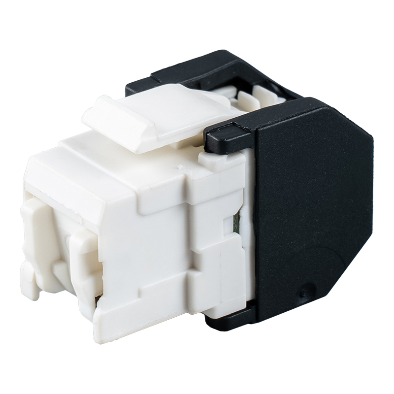 مقبس معياري بدون أدوات Cat6 غير محمي بزاوية 180 درجة (مع مصراع) SM-2399H8C6